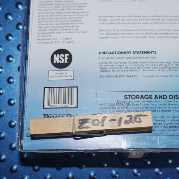 PoolRx+ Yellow Hot Tub Spa Unit Treats 100-400 Gallons Algae Prevention NEW! - Picture 4 of 5